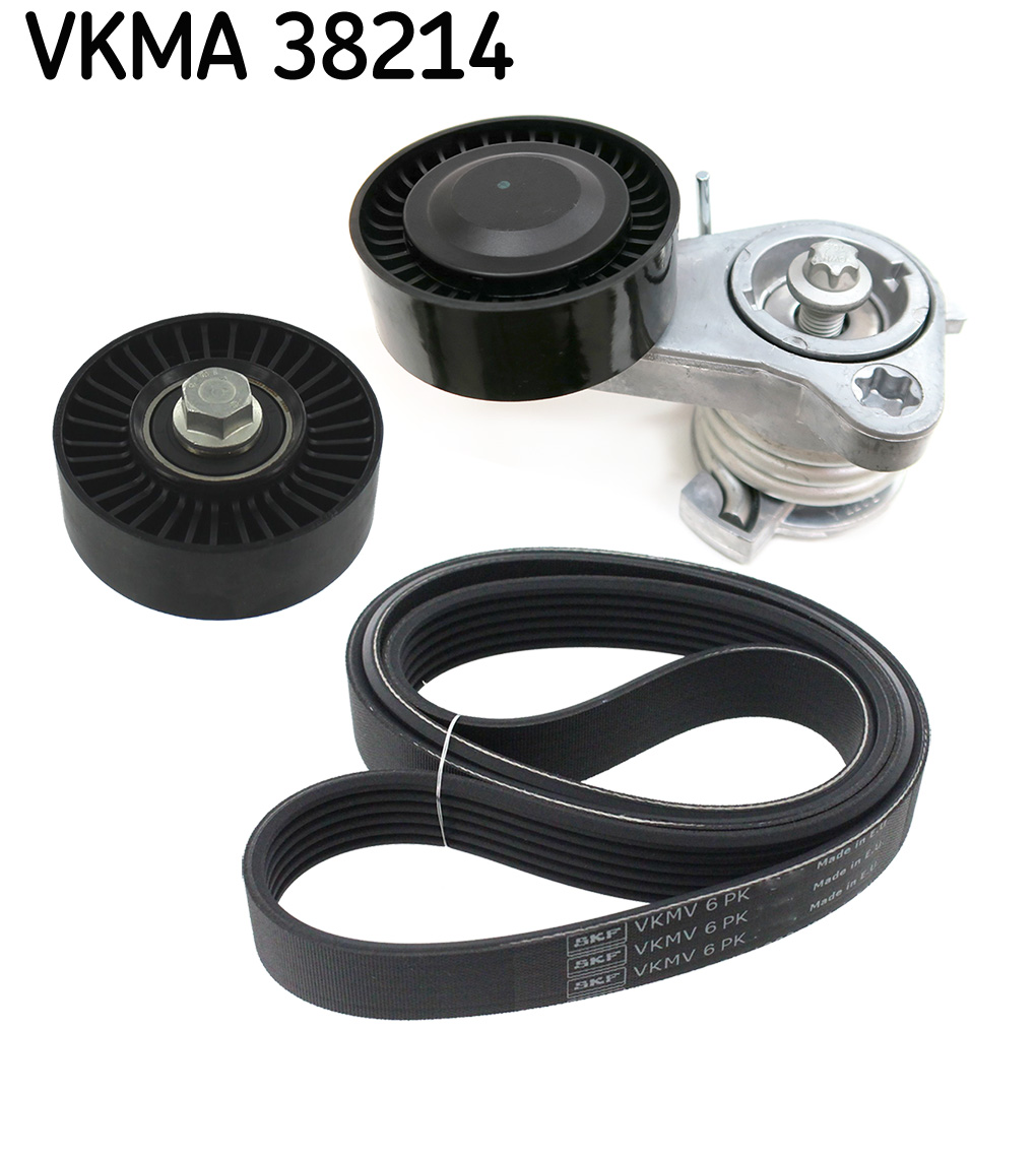 V-Ribbed Belt Set - VKMA 38214 SKF